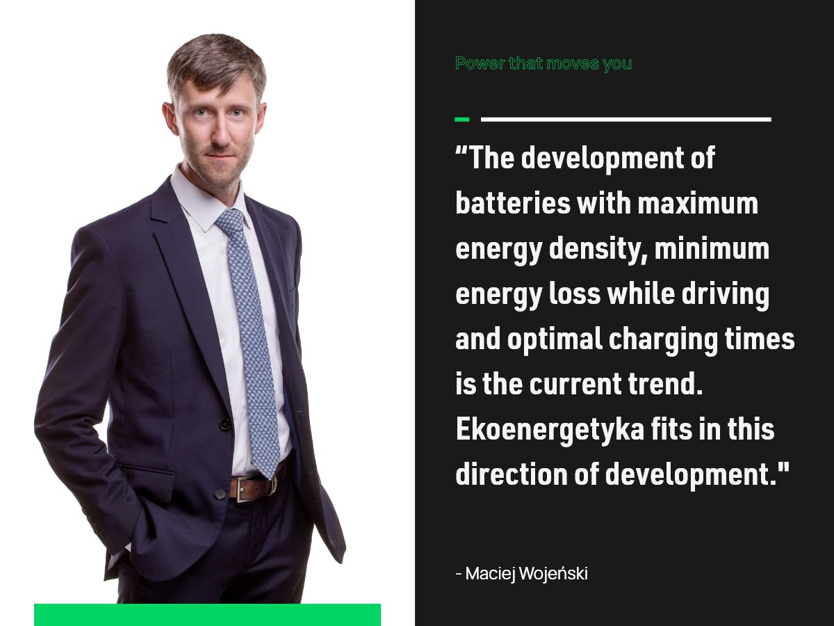 direction of development batteries, Ekoenergetyka fits in direction of development batteries, Ekoenergetyka