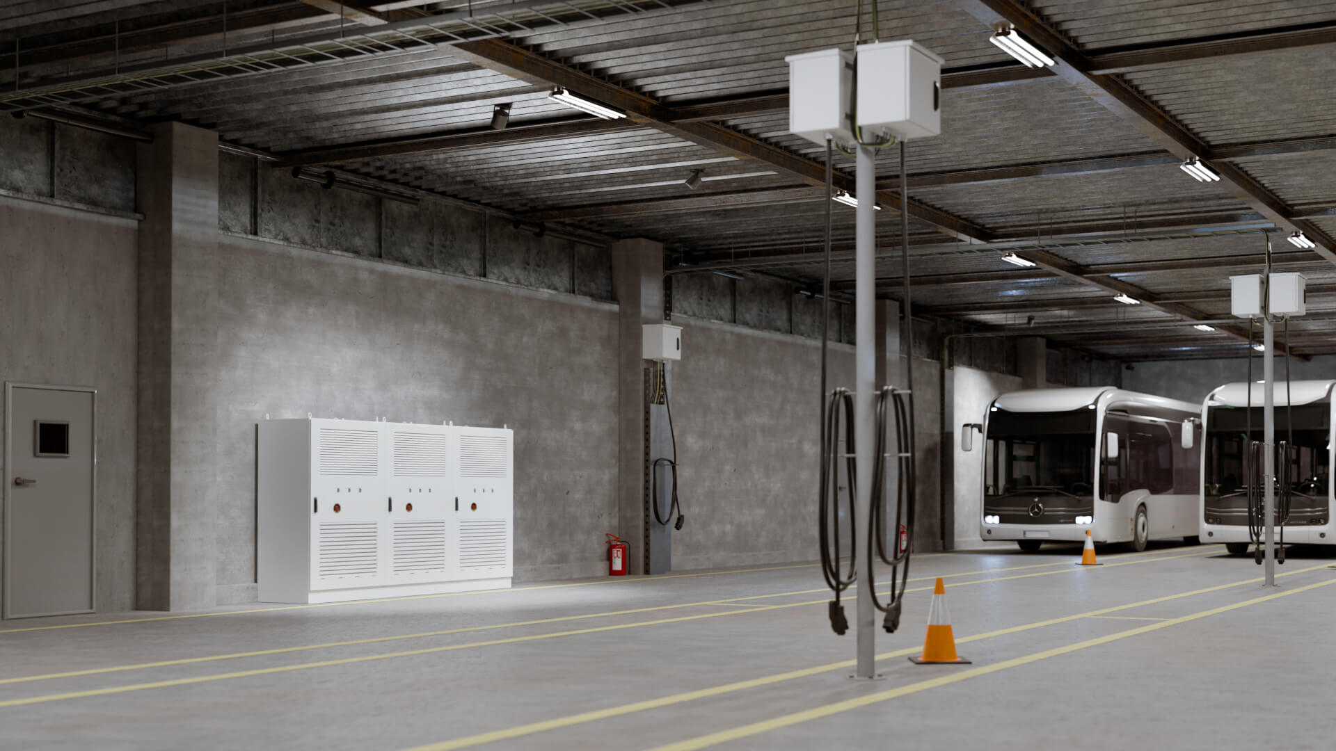 Axon Side 180 Charging station Power Unit 180 kW DC for Ebuses and E