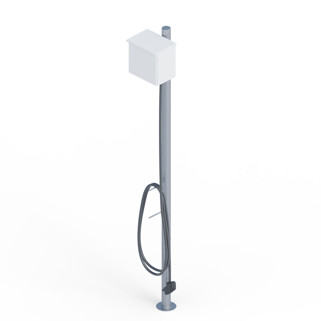 Sat Box Satellite Supporting The Charging Station For E buses And E 