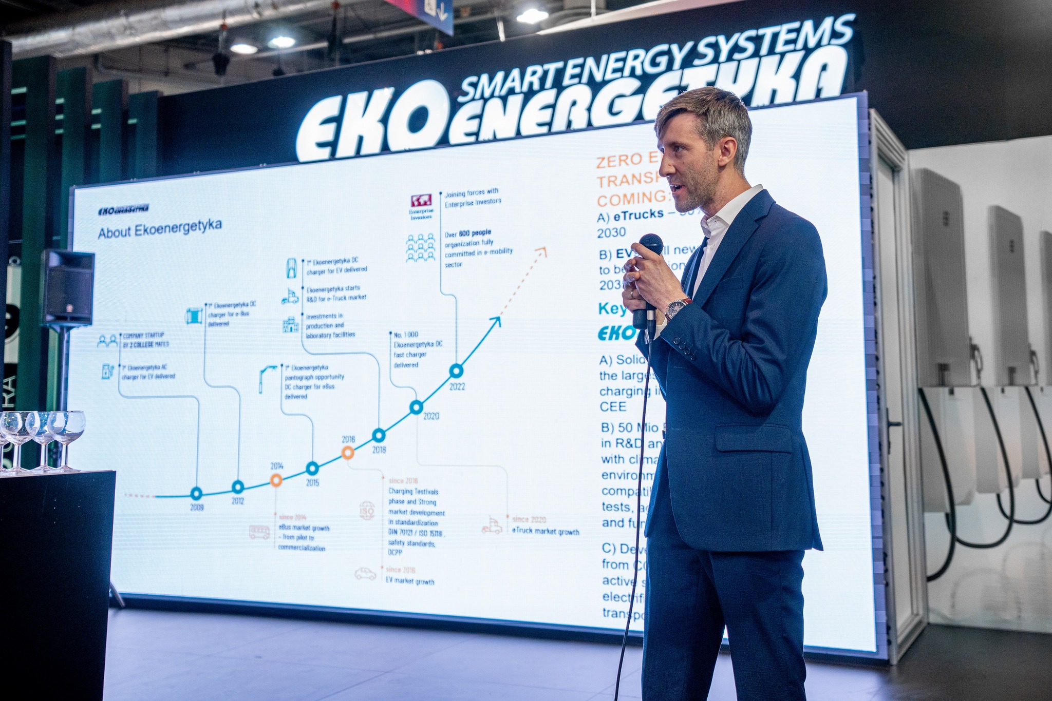 Presentation of the new company Ekoenergetyka-France during Mondial de l’Auto Paris