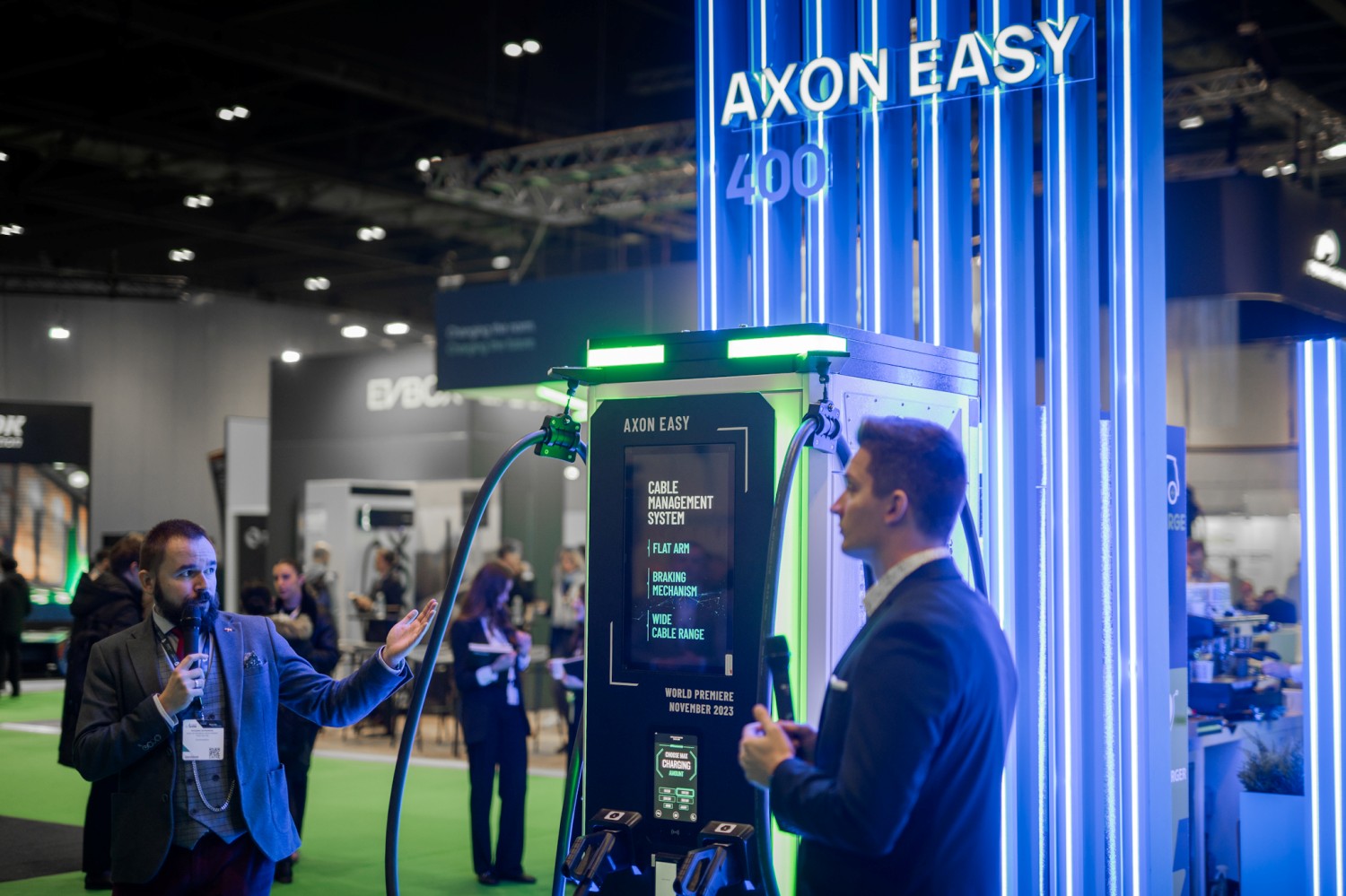 Axon Easy 400 World Premiere, Axon Easy 400 World Premiere at the London EV Show, Ekoenergetyka