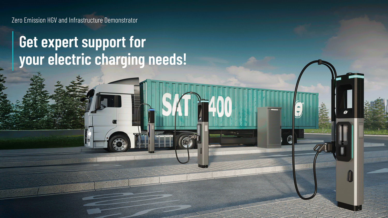 More funding for charging stations supporting heavy duty transport
