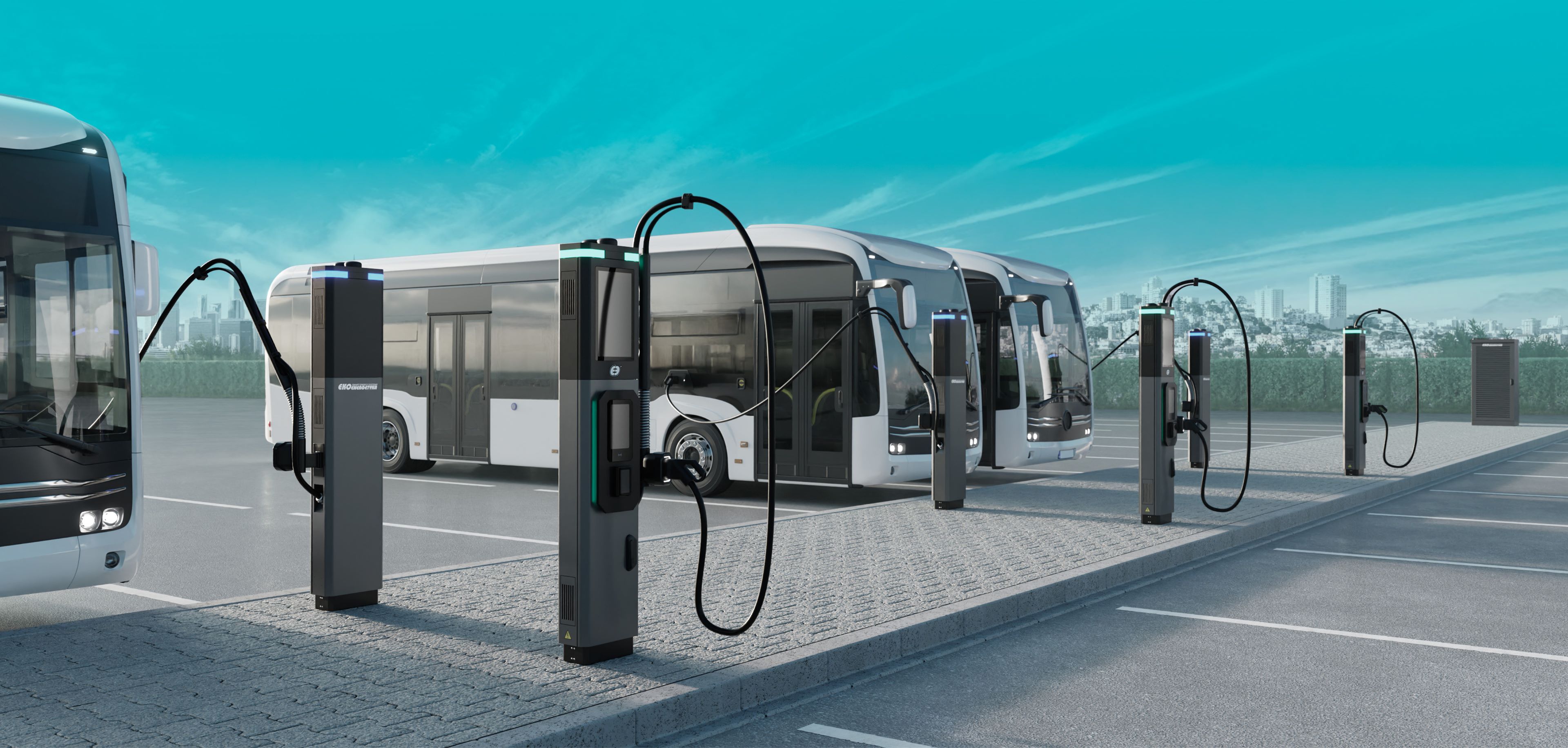 Ladestationen für Busse, Ladestationen für E-BUS, Ekoenergetyka