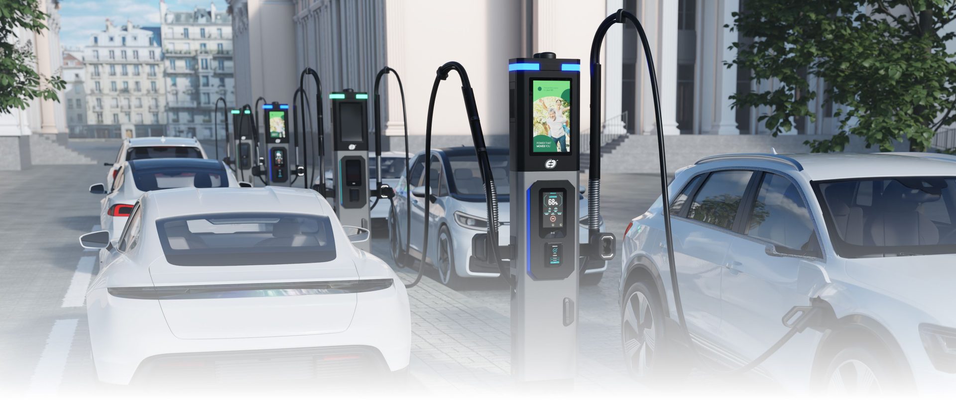 Charging stations for EV, High-power EV chargers solutions for Electric ...