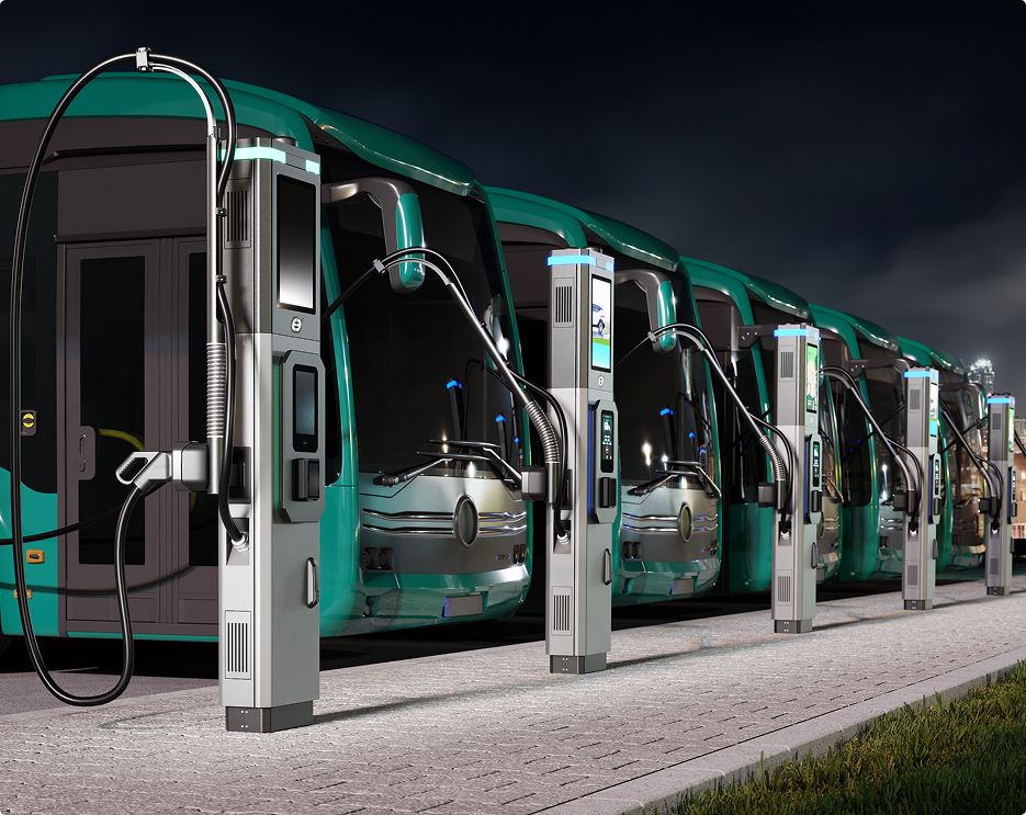 Ladestationen für Busse, Ladestationen für E-BUS, Ekoenergetyka