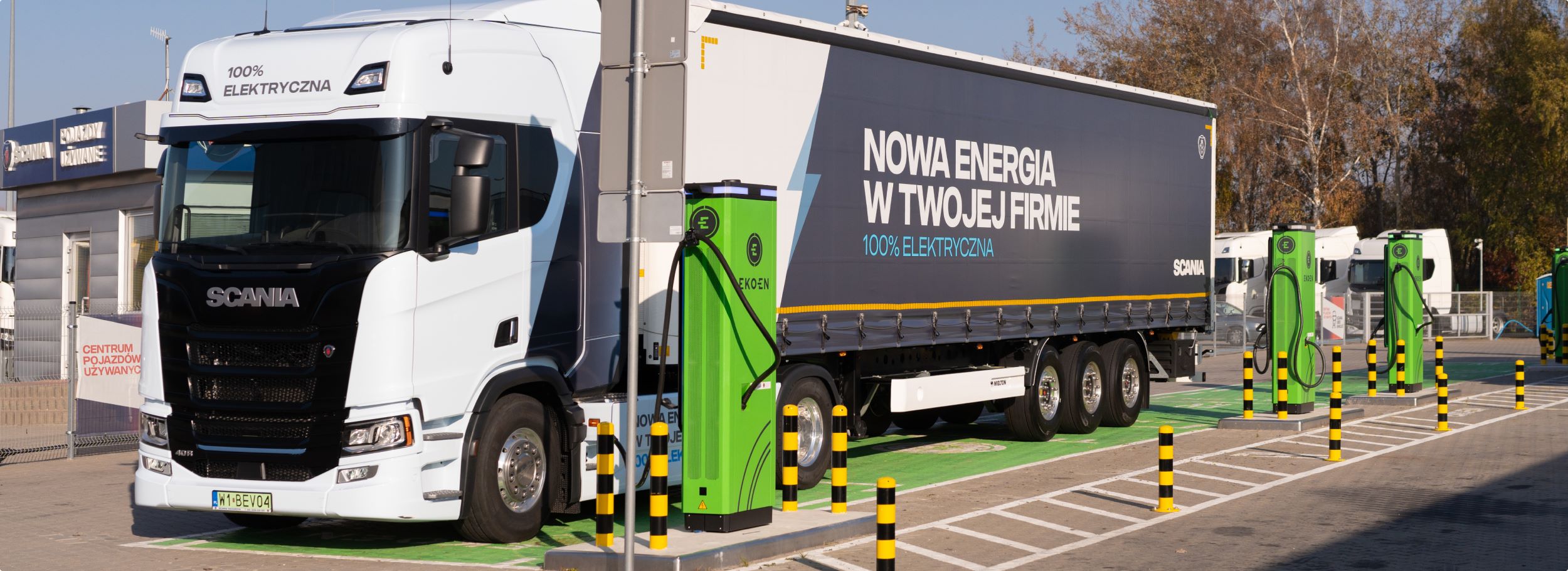 ekoen ekoenergetyka america, Poland’s first heavy-duty truck charging hub – a game-changer in Nadarzyn, Ekoenergetyka