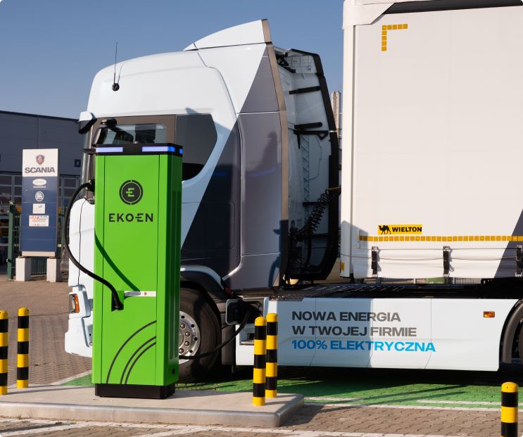 ekoen ekoenergetyka america, Poland’s first heavy-duty truck charging hub – a game-changer in Nadarzyn, Ekoenergetyka