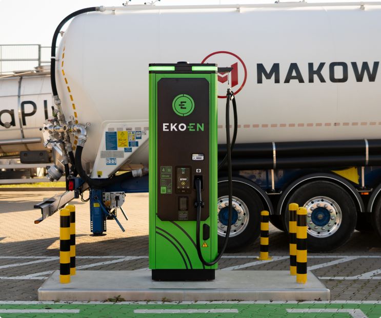 ekoen ekoenergetyka america, Poland’s first heavy-duty truck charging hub – a game-changer in Nadarzyn, Ekoenergetyka