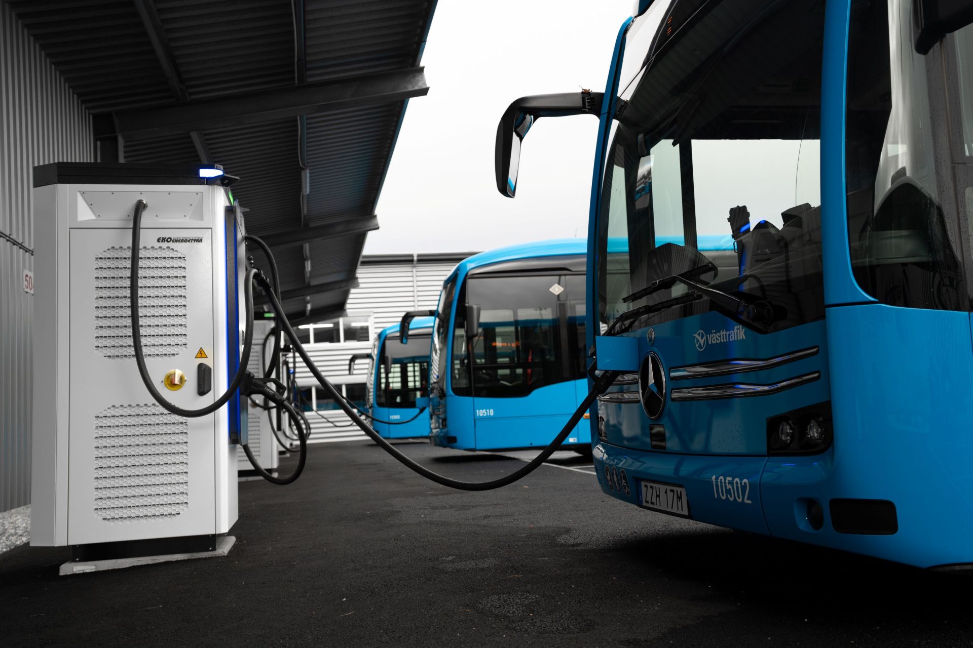 electric bus charging infrastructure Sweden, Ekoenergetyka