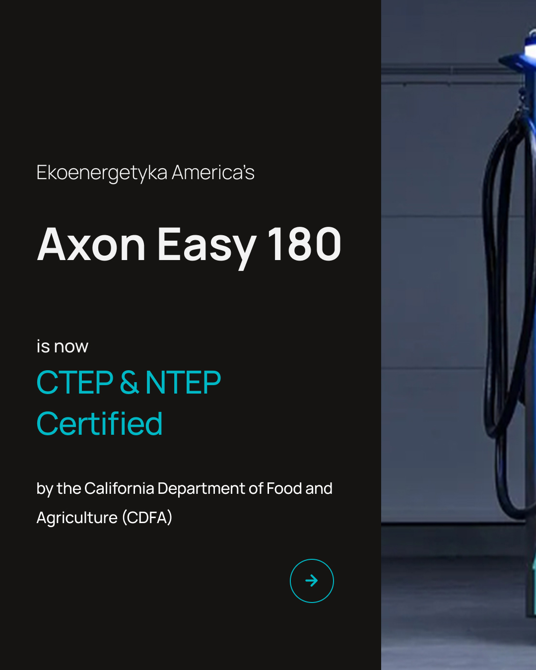 Axon Easy 180 now CTEP and NTEP Certified, Ekoenergetyka